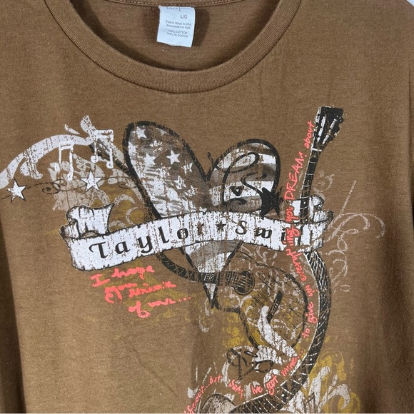 RARE Taylor Swift 2010 Making Up For Lost Love Unreleased Tour Tee Unisex Large - Picture 3 of 6